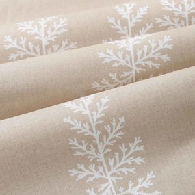 Goldea vianočná bavlnená napínacia plachta do detskej postieľky - severské stromčeky 60 x 120 cm