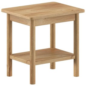 Nočný stolík z dubového dreva v prírodnej farbe Olive – Vipack