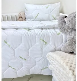 Detský set Aloe Vera Green – paplón a vankúš do postieľky Veľkosť: 100x135/40x60 cm