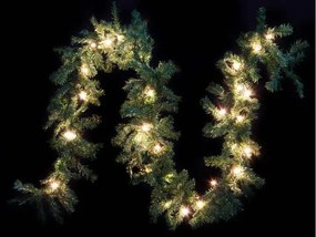 Vianočná dekorácia - girlanda s osvetlením 2,7 m