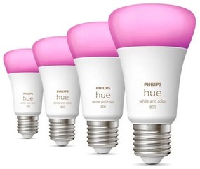 SADA 4x LED Stmievateľná žiarovka Philips Hue WACA E27/6,5W/230V 2000-6500K