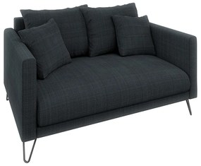 Tmavosivá ženilková pohovka 140 cm Freya – Ropez