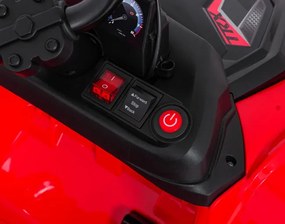 Elektrická štvorkolka Quad Sport TX 4 × 4 červená