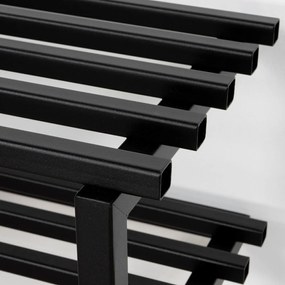 Čierna kovová závesná skrinka na topánky 71x26x34 cm Marco – Spinder Design