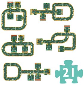 Puzzle – cesta – 21 ks