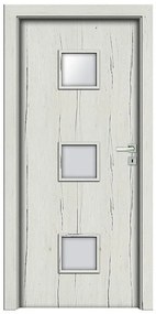 Dvere vnútorné Salerno 4 80L dub snežný