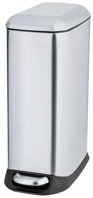 Pedálový odpadkový kôš z nehrdzavejúcej ocele v striebornej farbe 20 l Design – Wenko