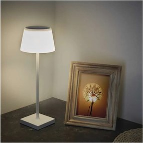 Stolná LED lampa KATIE biela