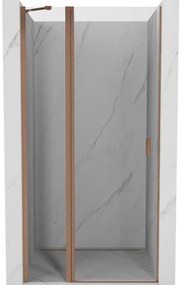 Mexen MIST, 1-krídlové sprchové dvere (1d+1s) 95x200 cm, 6mm číre sklo, medený profil, 8A4-095-000-65-00