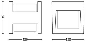 Philips 16459/93/16 - LED Vonkajšie svietidlo MYGARDEN ARBOUR LED/4,5W/230V IP44