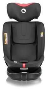 Lionelo - Autosedačka so základňou otočná NAVY i-Size 40-150 cm čierna/červená