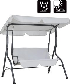 Zahradní houpačka CANOPS světle šedá