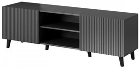 Tv stolík/skrinka Tilderi Grey 150, Farby: antracit