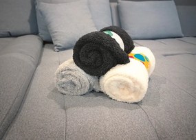 Deka Kuschelteddy 150x200 cm, antracitová