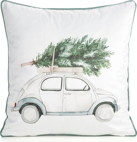 VIANOČNÁ DEKORAČNÁ OBLIEČKA NA VANKÚŠ COZY3 45X45 CM VZOROVANÁ