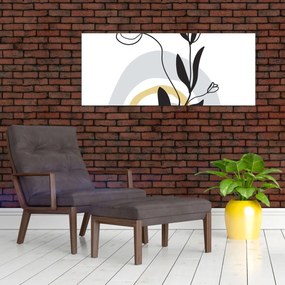 Obraz - Kvety vo váze N⁰1 (120x50 cm)