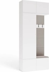 Předsíňová stěna Haga 1Sz1W 100 cm bílá