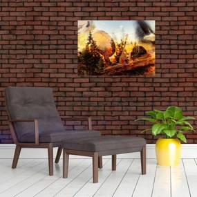 Obraz - Šamanský motív (70x50 cm)