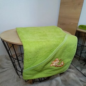 Detská osuška s motívom 75x75cm zelená