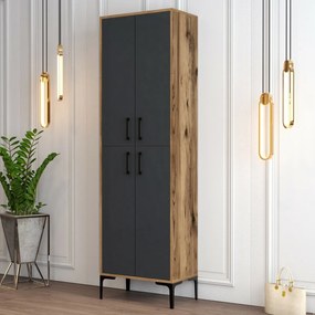 Skriňa Berlin Walnut and Anthracite
