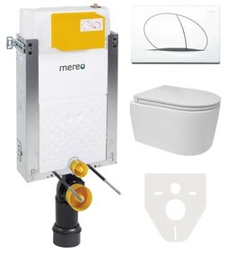 Mereo, WC komplet pre zamurovanie, MER-MM01SETRA