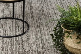Koberec Šnúrkový SIZAL FLOORLUX 20389 strieb. / čierny