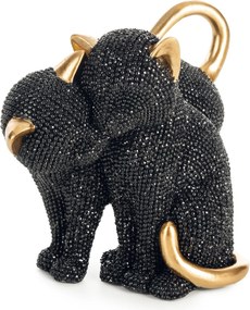 DEKORAČNÁ SOŠKA ELDO 16X10X13 CM ČIERNA