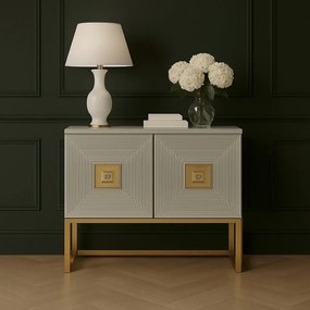 Komoda Stilig ST363 100 cm šampanská/zlatá