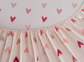 Plachta z mikrovlákna SOFHEARTS krémová 90x200 cm