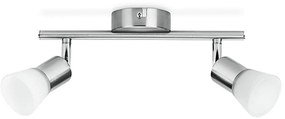 Philips 50252/17/E1 - LED bodové svietidlo DECAGON 2xLED/4,3W/230V matný chróm P1265