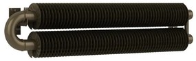 DK ISAN Spiral RAO2-W 57/137 282x1500 radiátor na stenu Čierny samet S40