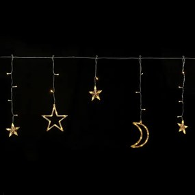 Aigostar - LED solárny vianočný reťazec 120×LED/8 režimov 3×0,6 m 500 mAh IP65 teplá biela