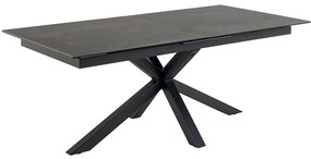 Jedálenský rozťahovací stôl Heaven 200/240 cm čierny