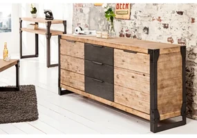 Komoda 36771 180cm Drevo Acacia  - Komfort-nábytok