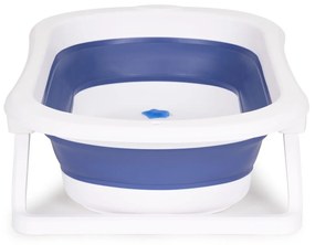 Detská vanička BlueHeaven s odtokom modrá/biela