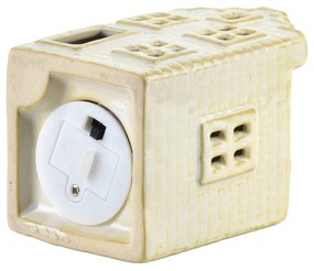 Vánoční keramická LED dekorace Larsen II bílá