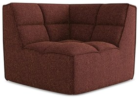 Vínovočervený modul pohovky Kalai – Makamii