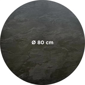 COMPACT 12 TABO SLATE - STOLOVÁ DOSKA Ø80 cm