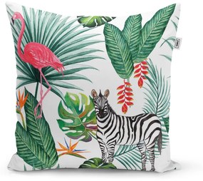 Sablio Vankúš Zebra a Plameniak - 60x60 cm