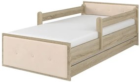 Raj posteli Detská čalúnená posteľ MAX " béžová borovica nórska