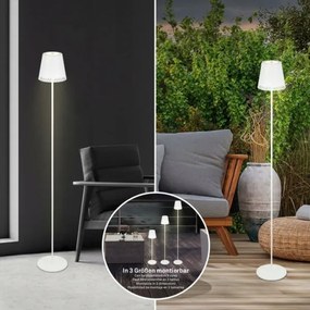 Briloner 1438016 - LED Stm. dotyková stojacia lampa LED/3,5W/5V 3000K 130 cm biela