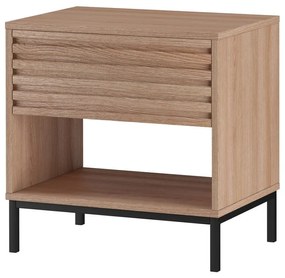 Nočný stolík s doskou v dubovom dekore v prírodnej farbe Celine – Støraa