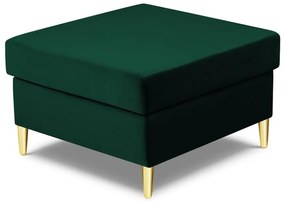 Zelená zamatová podnožka Kyoto – Cosmopolitan Design