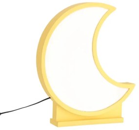 LED Detská stolná lampa MOON LED/12W/230V žltá