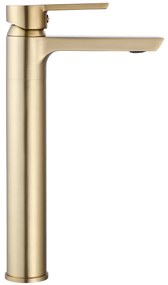 Rea Argus, vysoká umývadlová batéria h-285, zlatá matná, REA-B6412