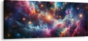 Obraz - Temný vesmír (120x50 cm)