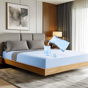 NEPRIEPUSTNÉ JERSEY PRESTIERADLO SG 009 200X220 CM SVETLOMODRÁ