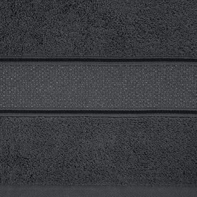 BAVLNENÝ UTERÁK LIANA SADA 3KS 70X140 CM SIVÁ