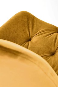 OTOČNÁ JEDÁLENSKÁ STOLIČKA TIARA HORČICOVÁ