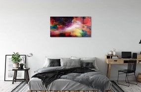 Sklenený obraz Fraktály abstraktné vlna 100x50 cm